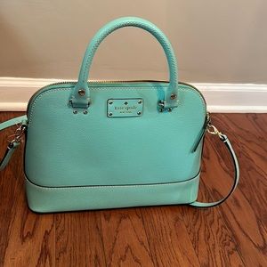 Turquoise Kate spade bag